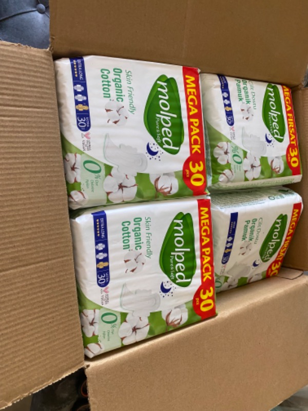 Molped Pure&soft Hijyenik Ped Gece Süper Mega Paket 90 Adet