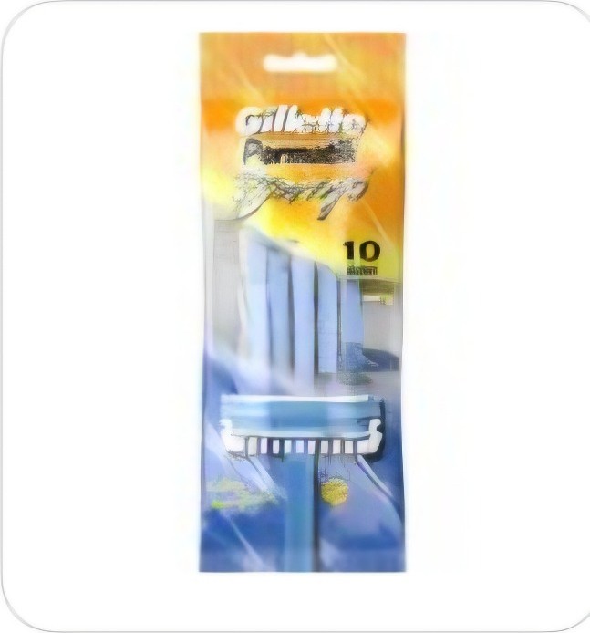 Gillette Permatik 10 Adet Banyo Kullan At Tıraş Bıçağı Ergonomik Tasarımlı Hassas Cilt Dostu