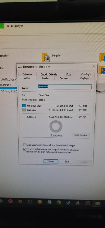 WD Elements 1TB 2.5' USB 3.0 Taşınabilir Disk (WDBUZG0010BBK-WESN)