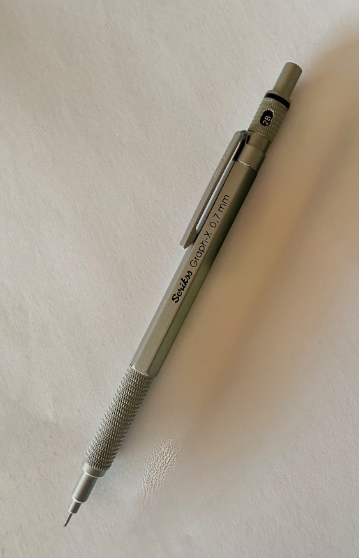 Scrikss Kurşun Gri Graph-x 0.7 mm Kalem Silgi Uç Seti