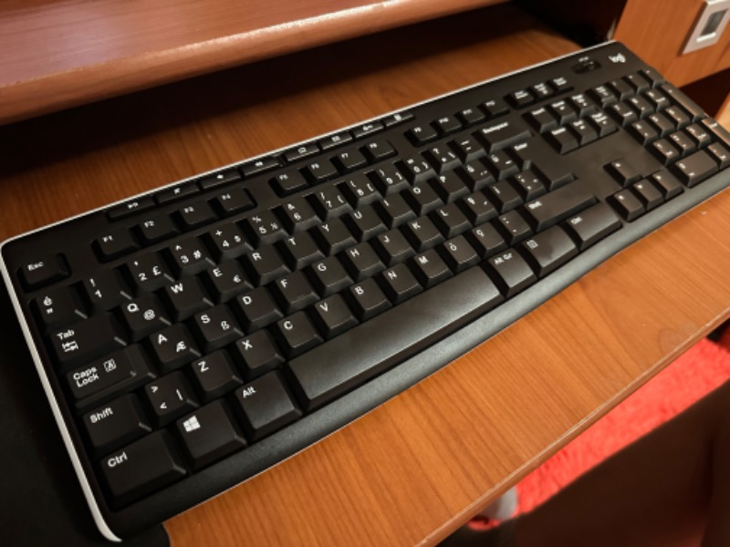Logitech K270 Tam Boyutlu Kablosuz Türkçe Klavye - Siyah