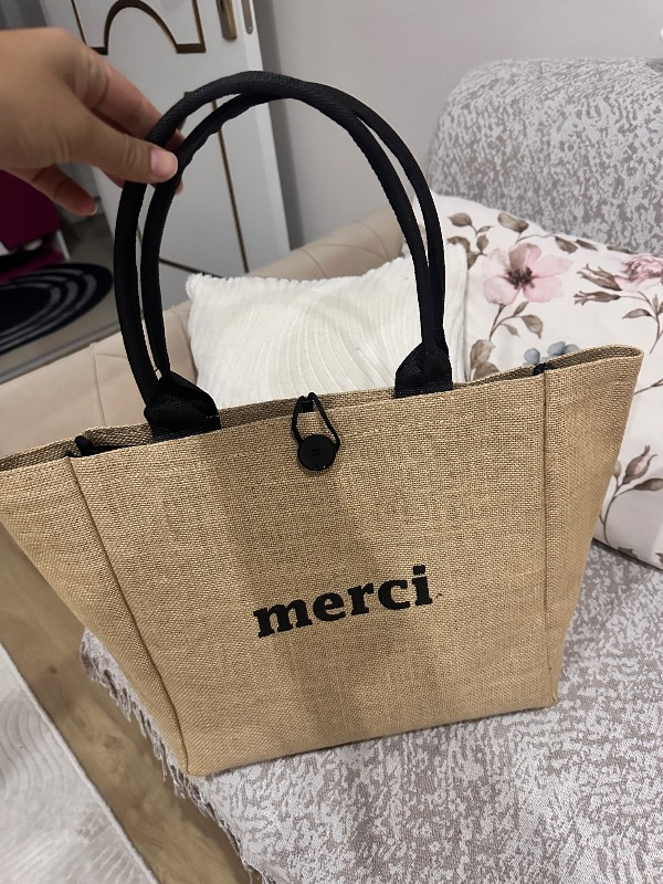 Fudela Kadın Hasır Merci Desenli Askılı Astarlı Plaj Çantası