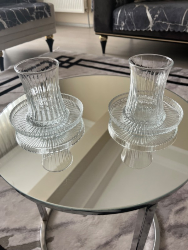 Paşabahçe Elysia Çay Bardağı ve Çay Tabağı Seti 12 Parça