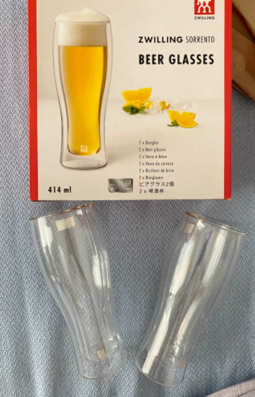 Zwilling Sorrento Çift Camlı 2'Li Bira Bardağı - 414 Ml 414 Ml
