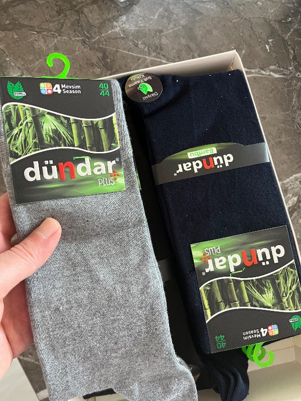 Dündar 12'Li Bambu Erkek Çorap Dikişsiz Solmaz