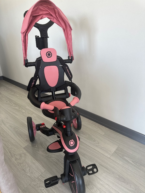 Globber Explorer 4in1 Katlanabilir Bisiklet - Koyu Pastel Pembe