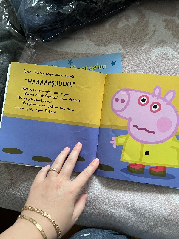 Peppa Pıg George Nezle  Oldu