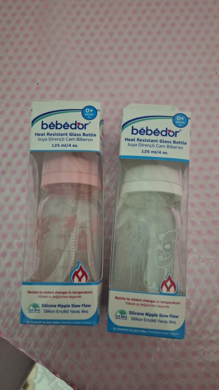 Bebedor Isıcam Biberon Orta Akış (125 ml) / Mavi