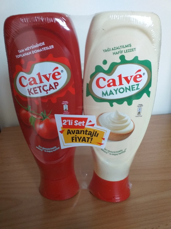 Calve Sos Ketçap + Mayonez 2'Li Set 750 gr