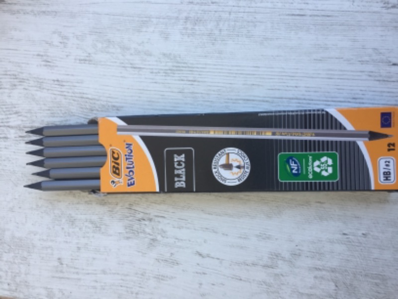 Bic Evolution Black HB Kurşun Kalem 12'li Kutu