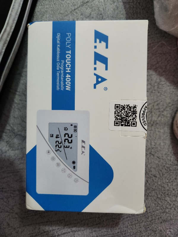 Eca Poly Touch 400W Kablosuz Oda Termostatı