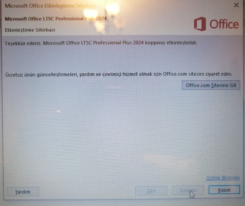 Microsoft Office 2024 Pro Plus Dijital Lisans Anahtarı - 2025 Key ve Ürün Anahtarı