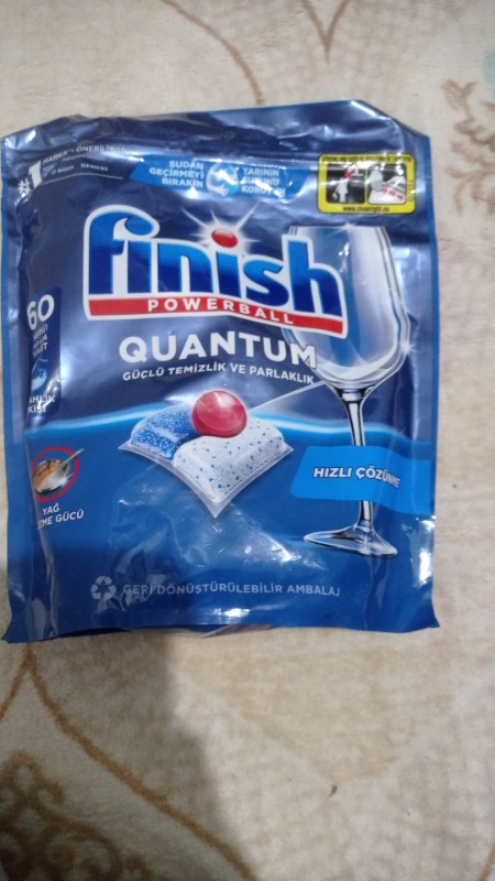 Finish Quantum 60 Kapsül Bulaşık Makinesi Deterjanı Tableti