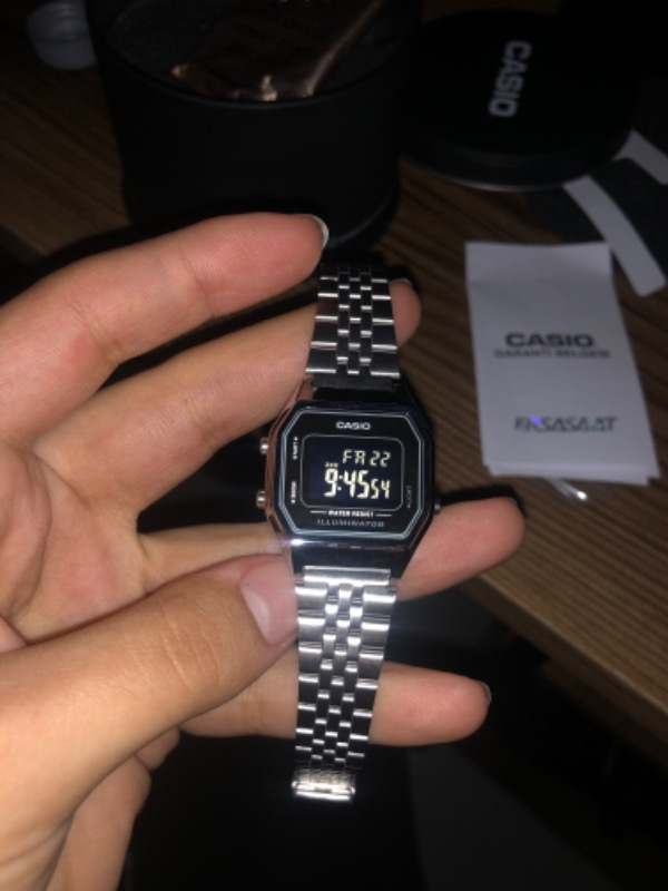 Casio LA680WA-1BDF Digital Kadın Kol Saati