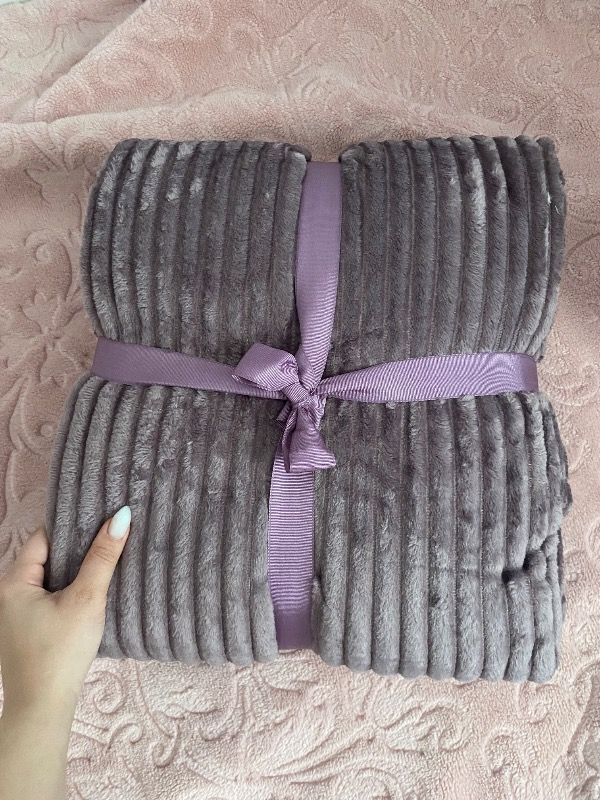 Yataş Bedding Holly Wellsoft Battaniye Çift Kişilik - Kül Moru