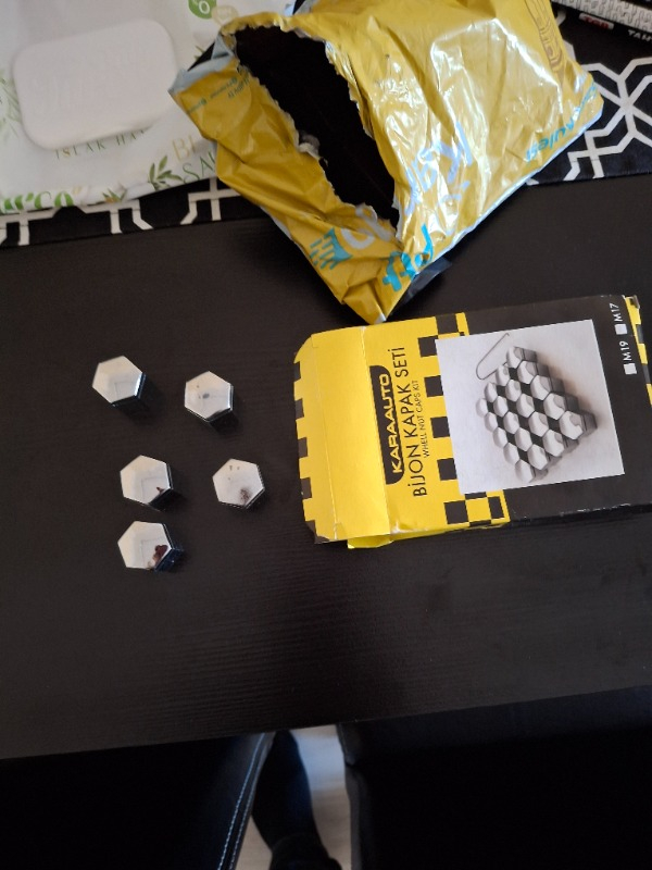 Otocraft Bijon Kapağı 17 mm Siyah 20 Adet