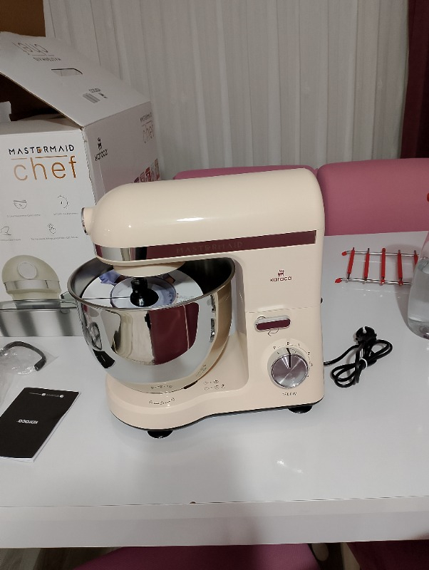 Karaca Mastermaid Chef Stand Mikser Soft Cream 1500W 5 Lt