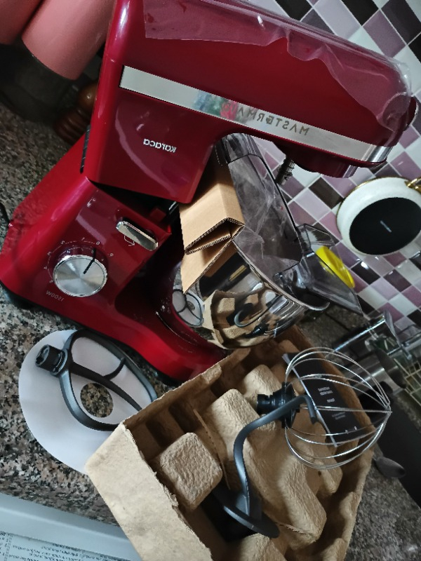Karaca Mastermaid Chef Stand Mikser Red 1500W 5 Lt