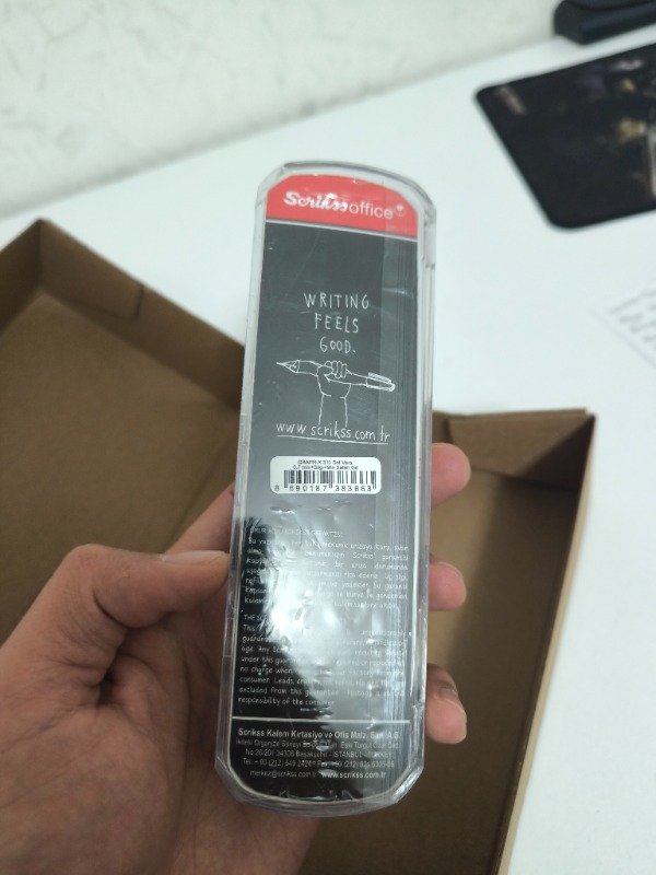 Scrikss Saten Gri Graph-x 0.7 mm Kalem Silgi Uç Seti