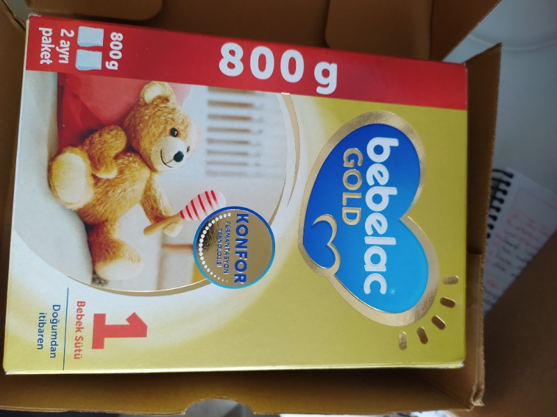 Bebelac Gold Konfor 1 Bebek Sütü 0-6 Ay 800 Gr