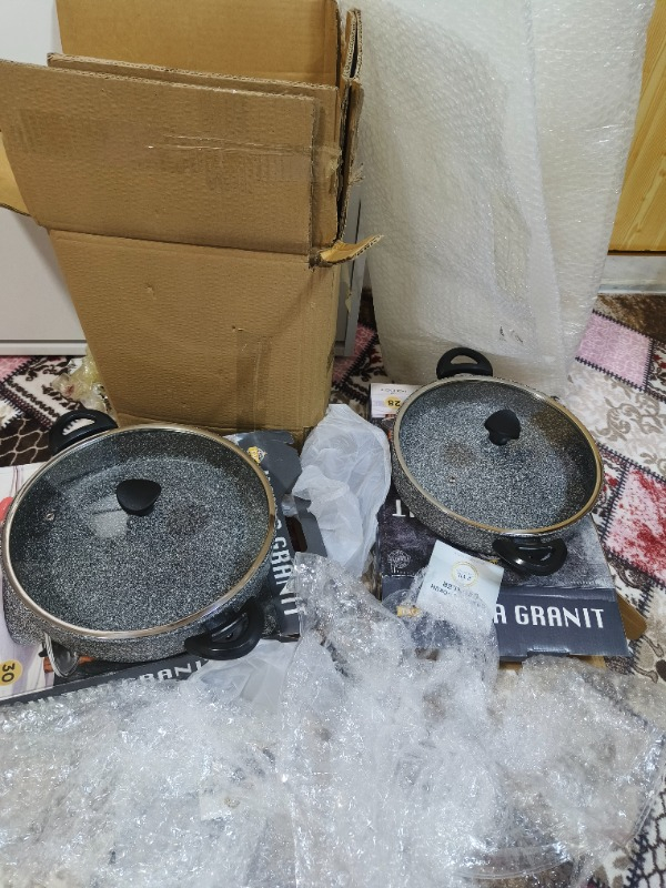 TAÇ-3405 Ultra Granit Basık Tencere 30CM