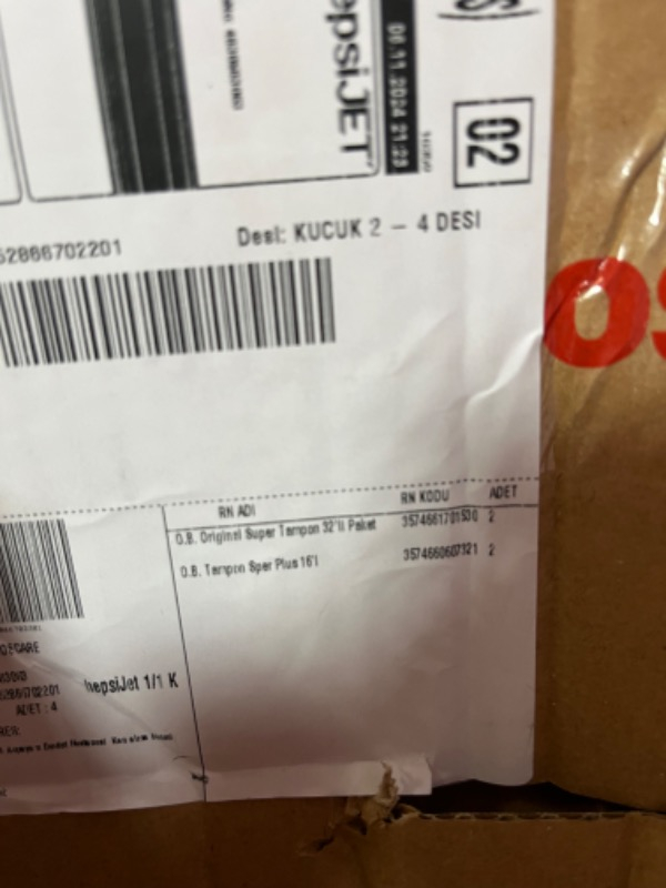 O.B. Original Super Tampon 32'li Paket