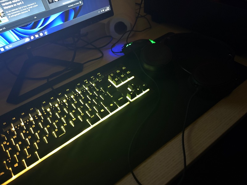 Addison 300271 Siyah Oyuncu Uzun Mouse Pad