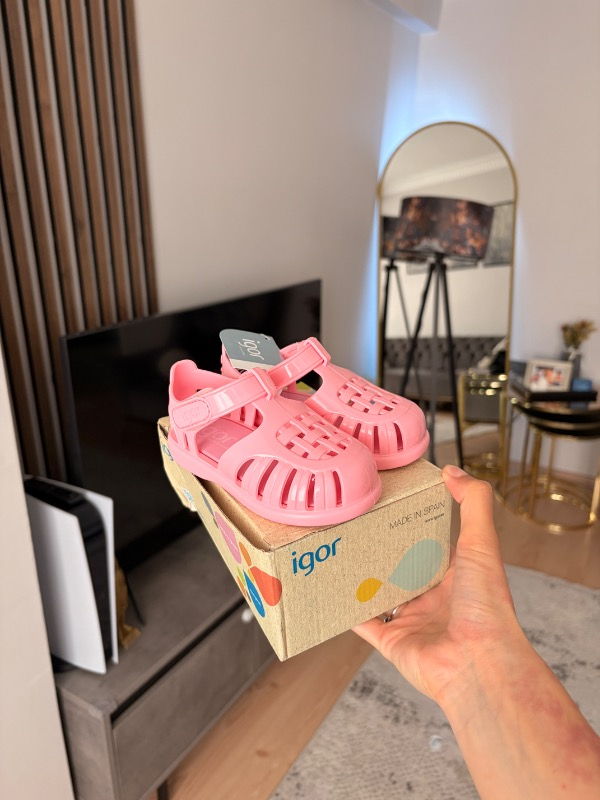 Igor TOBBY GLOSS Pembe Kız Çocuk Sandalet