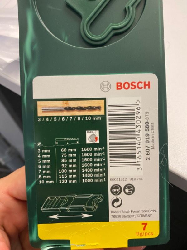 Bosch Profesyonel Ahşap Matkap Ucu Seti 7 Parçalı