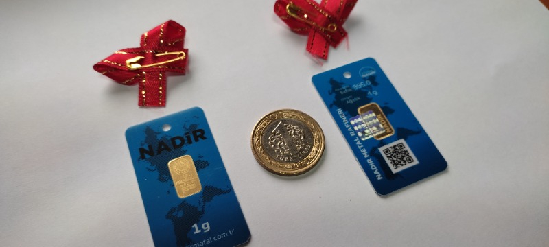 Nadir Gold 24 Ayar Külçe Gram Altın 1 Gr.