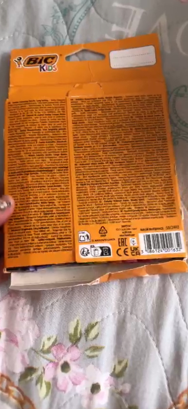BIC Kids Evolution Üçgen Jumbo Kuru Boya Kalemi 12'Li Kutu