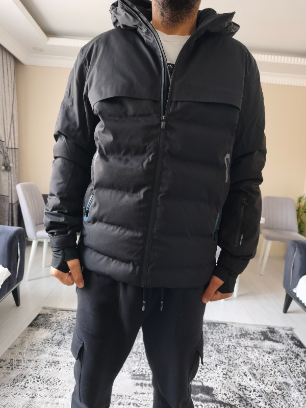 Jack & Jones Jcotarwın Puffer Siyah Erkek Mont 12225287-Black