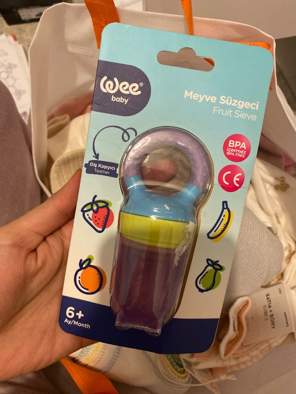 Wee Baby Meyve Süzgeci Pembe