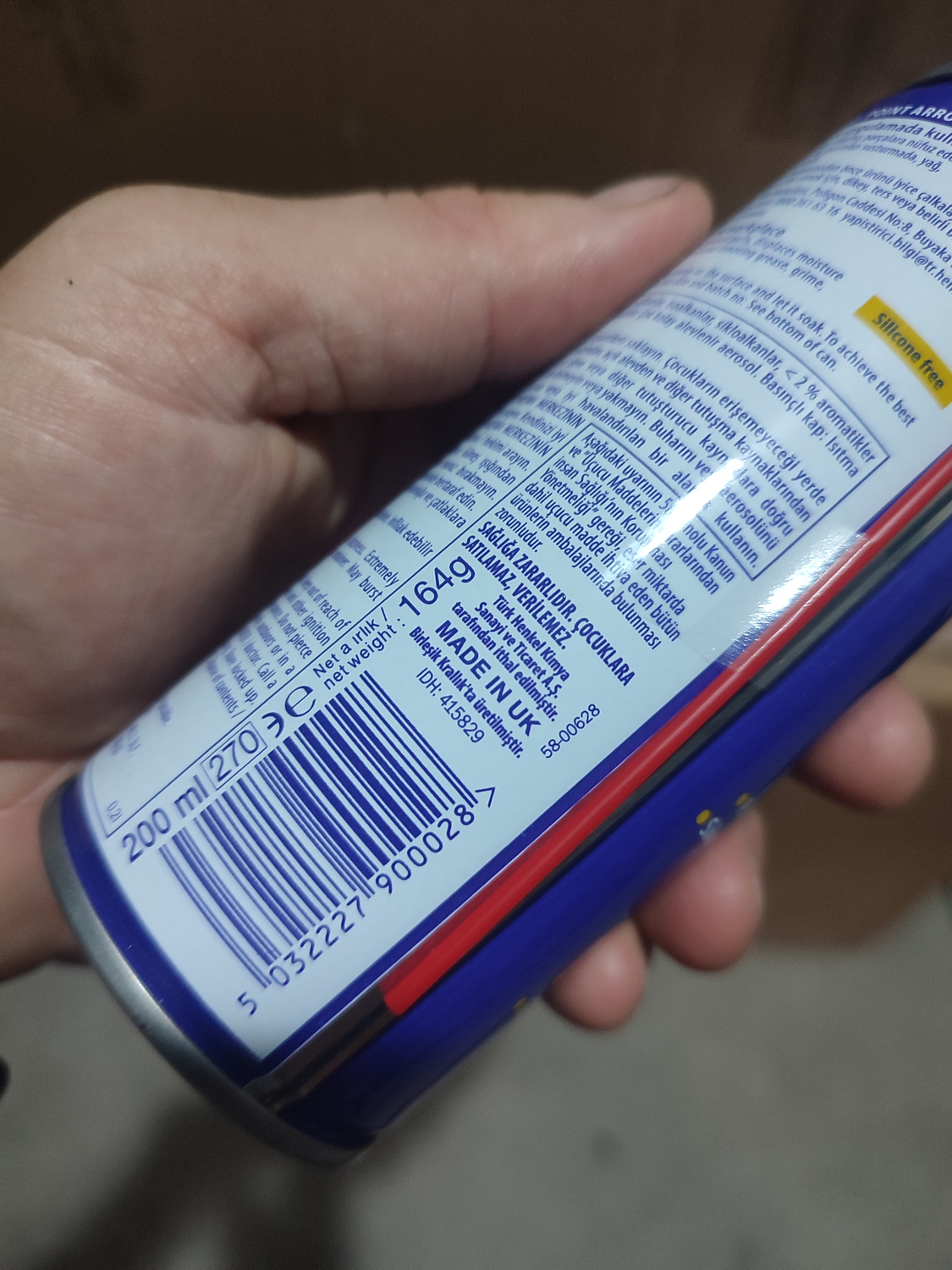 Henkel WD-40 Pas Sökücü ve Genel Yağlayıcı Sprey 200 ml