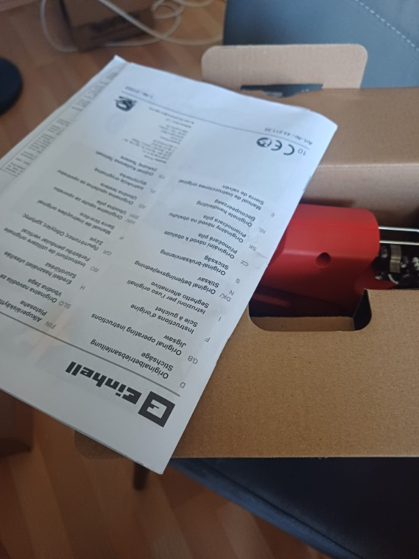 Einhell TC-JS 60/1, Dekupaj Testere