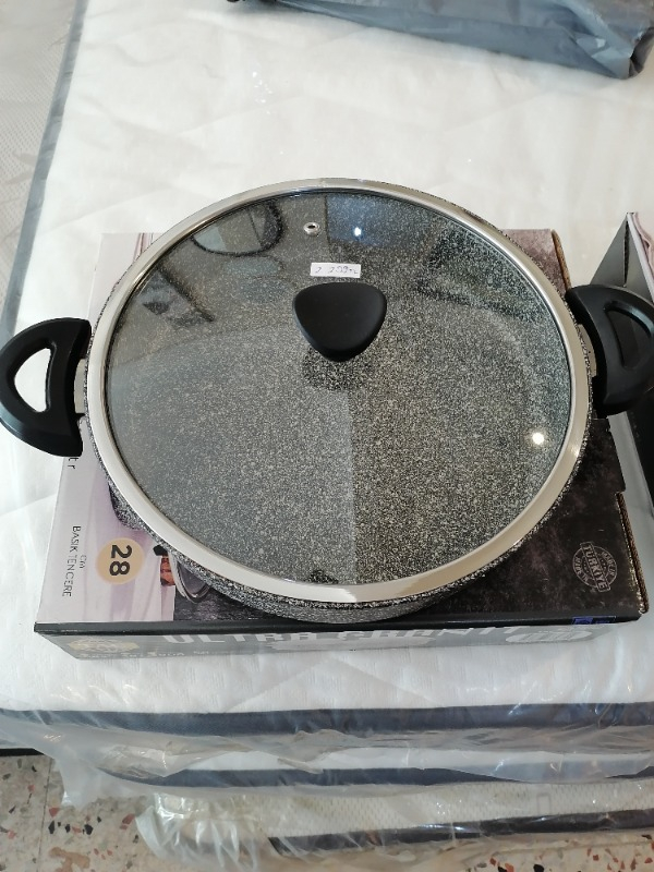 TAÇ-3405 Ultra Granit Basık Tencere 30CM