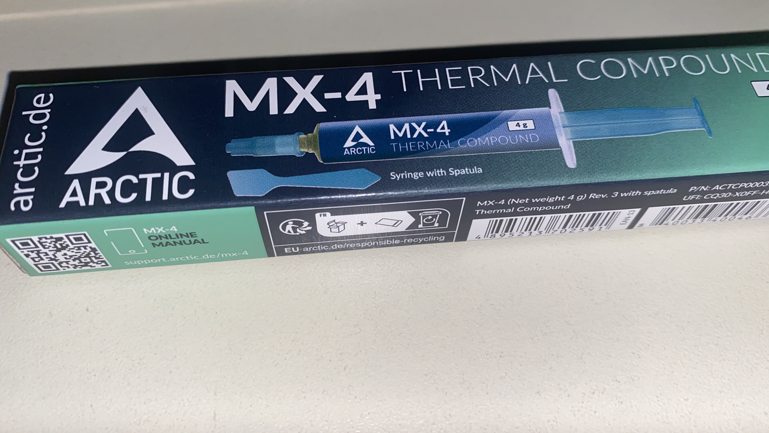 Arctıc Mx-4 4g Spatulalı Yüksek Perf. Termal Macun