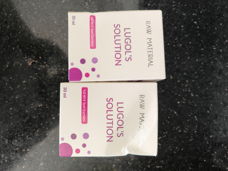 Raw Material Lugol's Solution İyot %2 Damla 30 ml