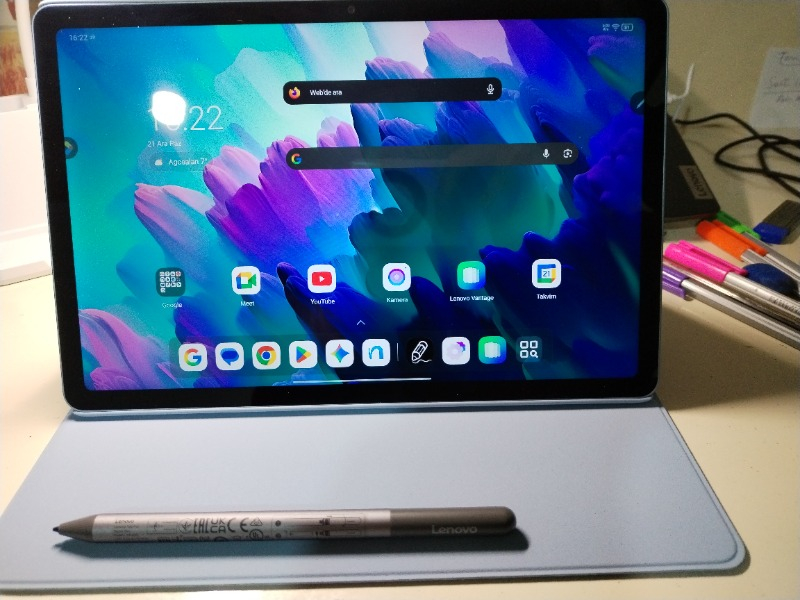 Lenovo Idea Tab 8GB 128GB 11" 2.5K Tablet+Kılıf+Kalem ZAFR0528TR
