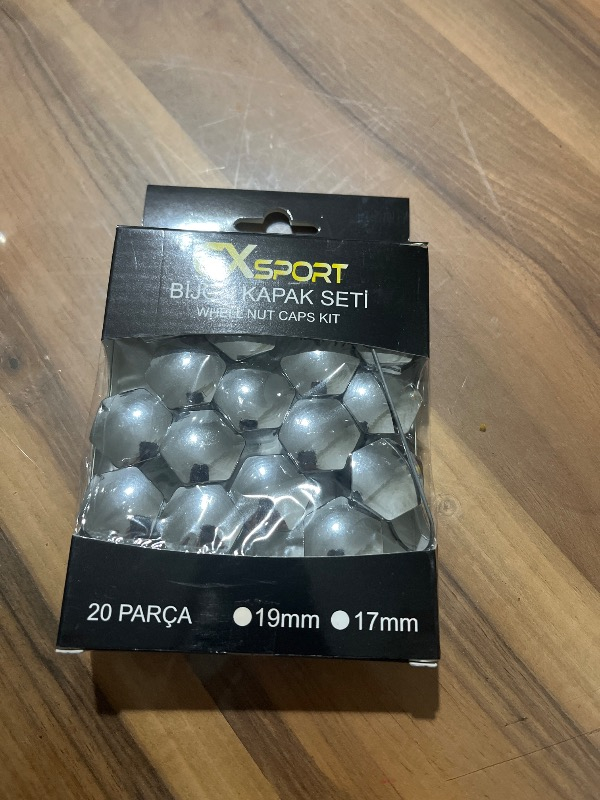 Otocraft Bijon Kapağı 17 mm Krom 20 Adet