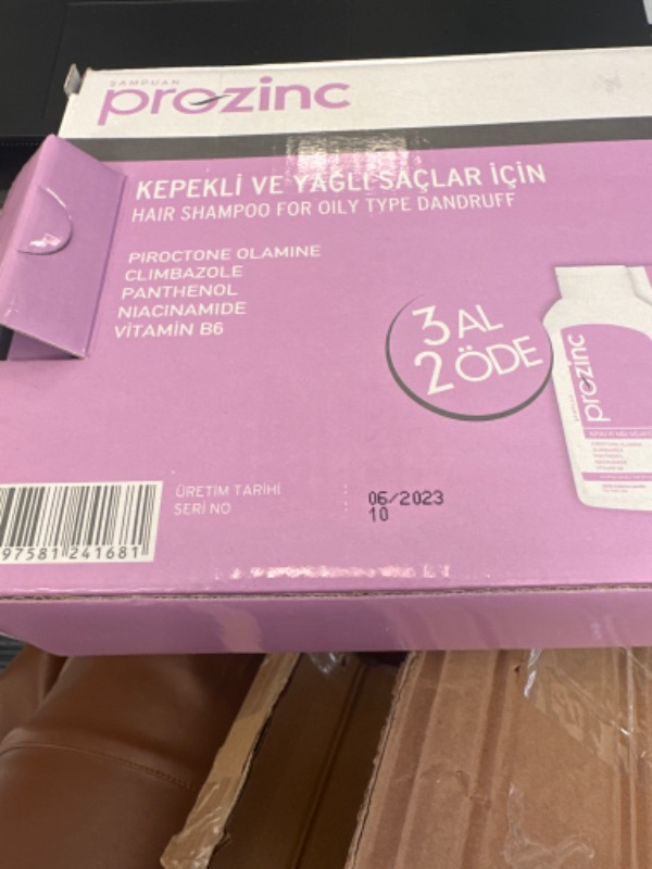 Prozinc Kepek Şampuanı Normal ve Yağlı Saçlar Için Günlük Saç Bakım Şampuanı 3x300 Ml