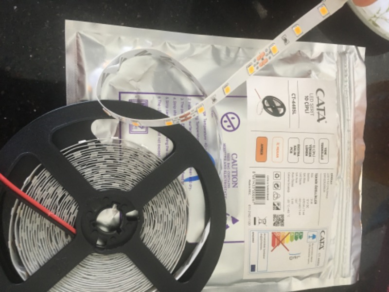 CT-4485 10Ç İÇ MEKAN AMBER LED ŞERİT(5 MT) CATA