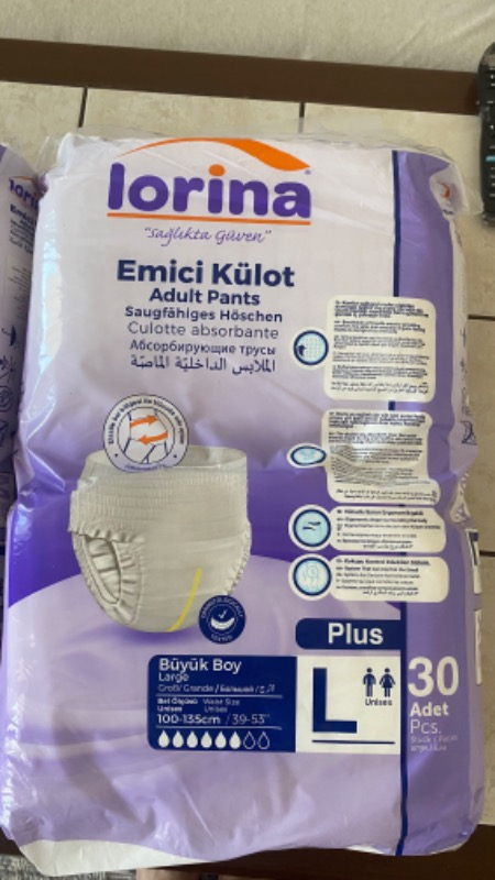 Lorina Emici Külot Hasta Bezi Large 60 Adet