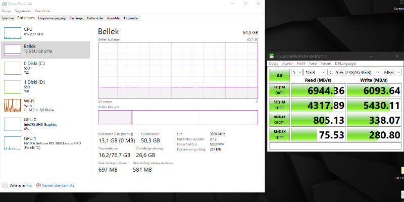 Kingston KC3000 1TB 7000MB/S - 6000MB/S SSD