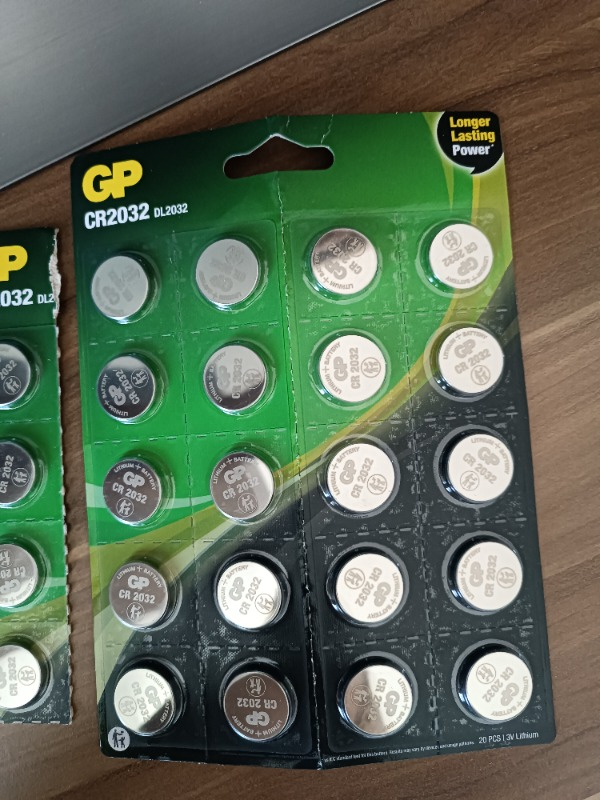 Gp CR2032 Lityum 3V Düğme Pil 5 Blister 5 Kart 25'li