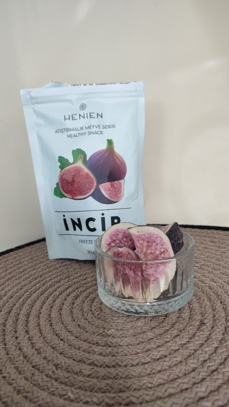 Henien Dondurularak Kurutulmuş İncir 30 Gr - Koruyucu ve Katkı Maddesi İçermeyen Freeze Dried İncir