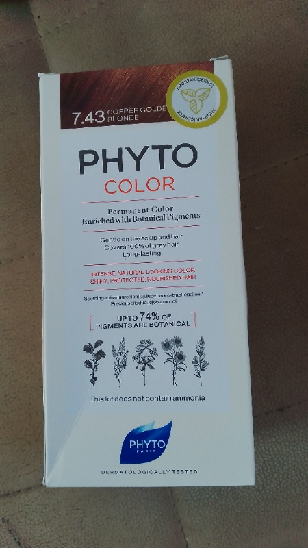 Phyto Phytocolor Bitkisel Saç Boyası 7.43 - Kumral Bakır Dore