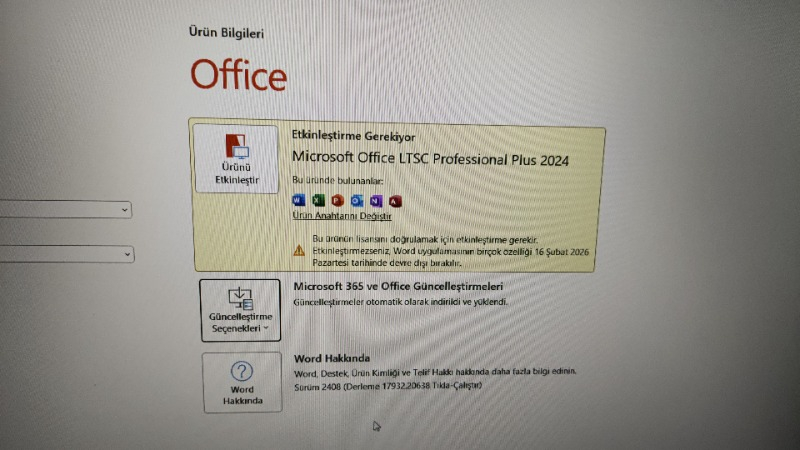 Microsoft Windows 11 & Office 2024 Pro Plus USB Kurulum + Orijinal Hediyeli Lisans - 2025/2026 Key ve Format Flash Bellek