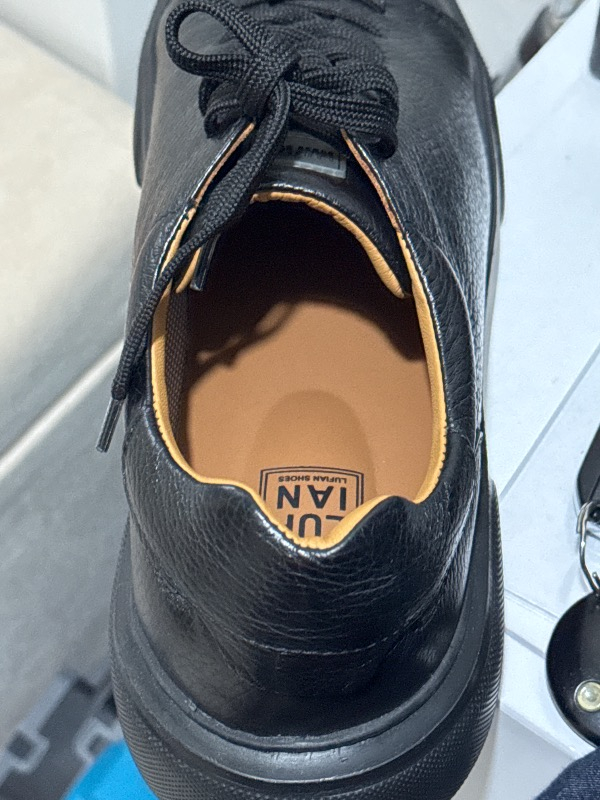Lufian Tommy Erkek Deri Sneaker Ayakkabı Siyah