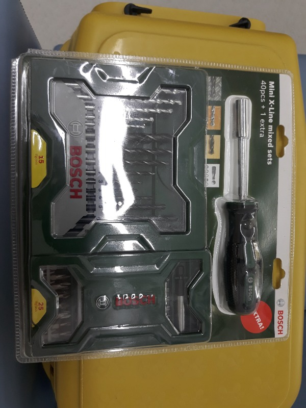 Bosch X-Line 15 Parça Delme 25 Parça Vidalama Ucu Seti + Tornavida